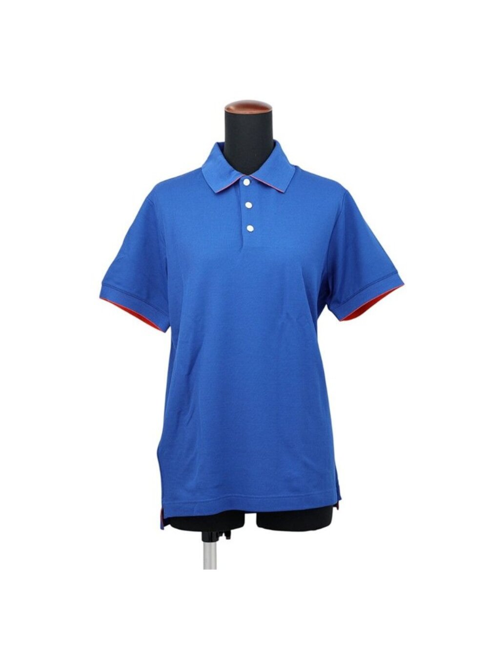 Hermes Polo Shirt Sellier Buttons Cotton Polyester